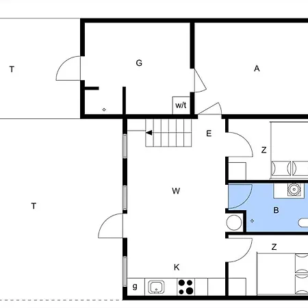 C11055-hemmet-vester-faelled-75 Дом отдыха *